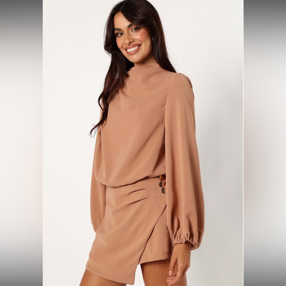 Petal & pup long sleeve romper